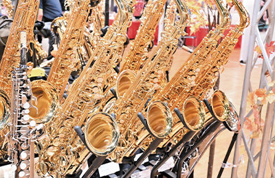 木管楽器・金管楽器・音楽ソフト展示ブース