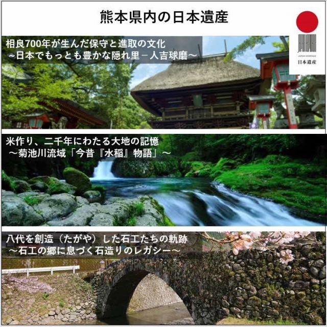 熊本県内３地域合同日本遺産パネル展