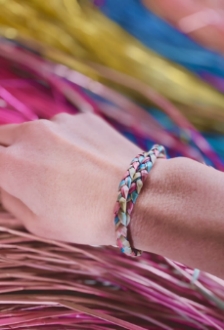 七島藺ミサンガワークショップ