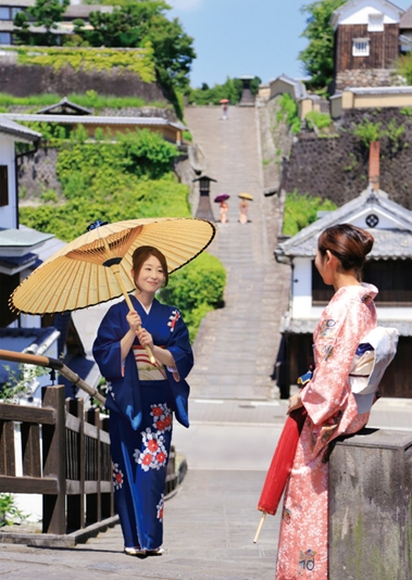 城下町きつき　和服とひいなめぐり展