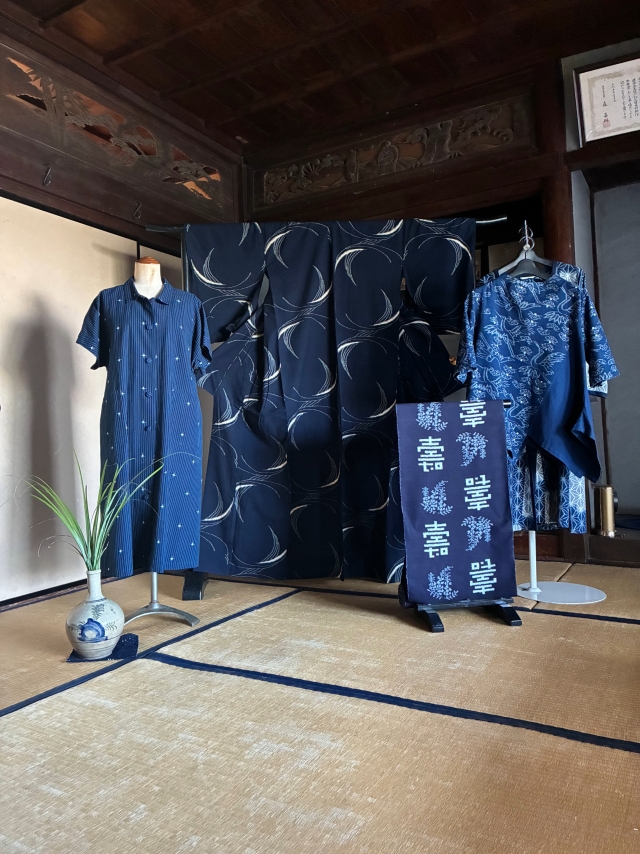 久留米かすり藍華（あいか）田中絣工房展