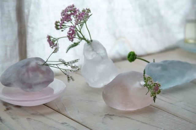 永松由佳・福岡ガラス展