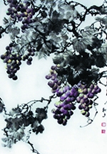 小泉和子墨彩画－実りの秋－