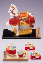 博多人形 干支の「馬」展