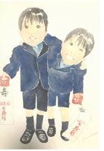 詩を詠う絵画展&似顔絵展