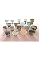 上野焼(あがのやき)バレンタイン猪口展