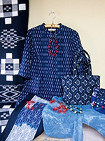 久留米かすり藍華田中絣工房展